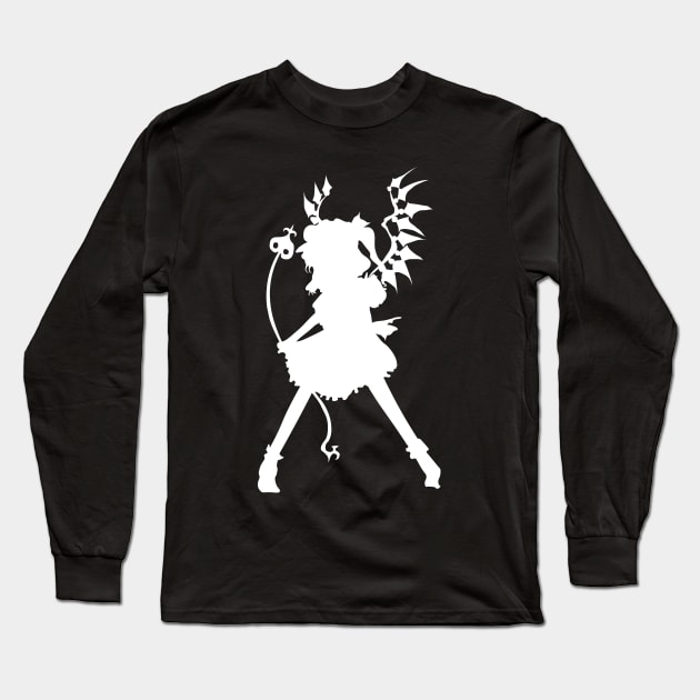 Flandre Scarlet (White) - Touhou Project Long Sleeve T-Shirt by SleepyFroggy